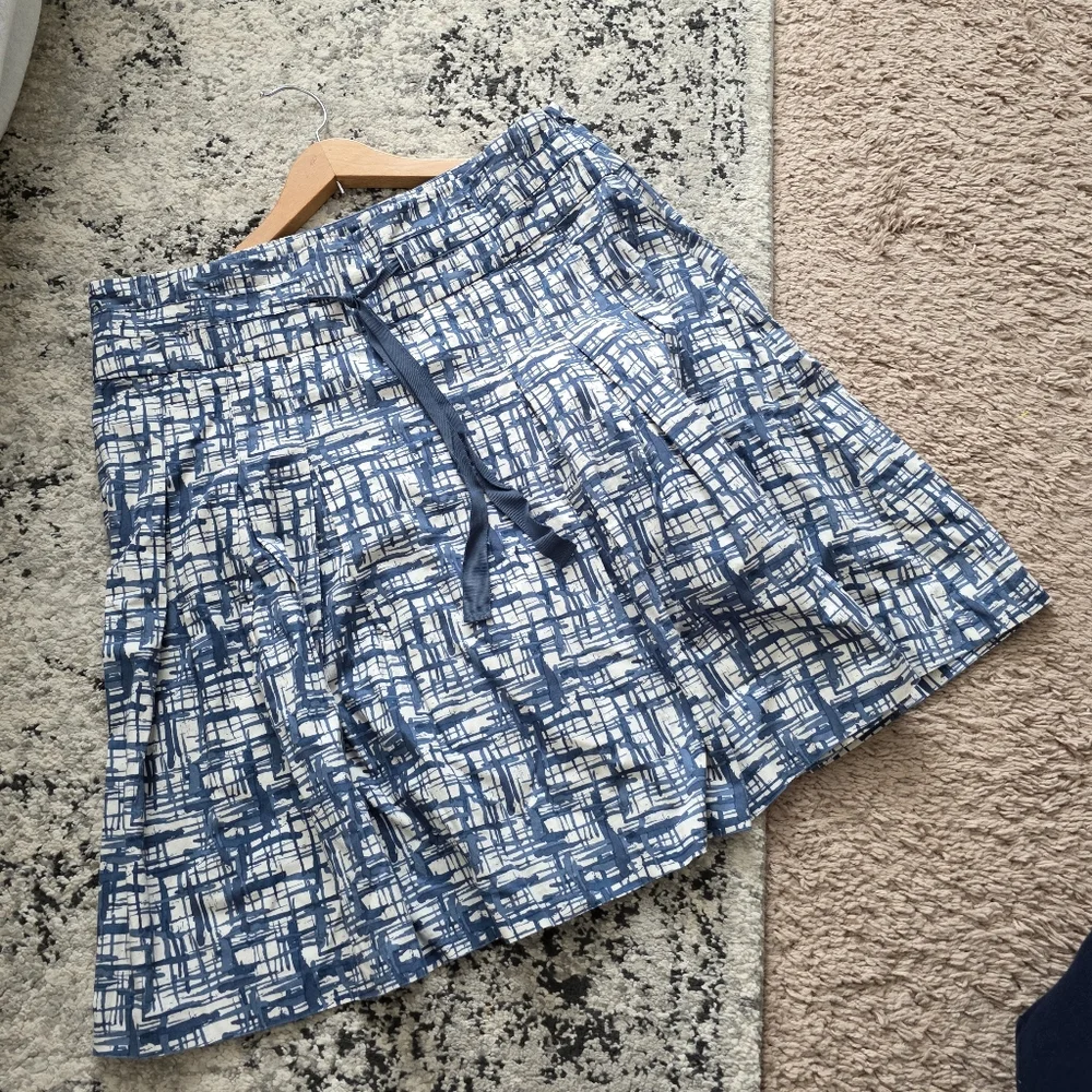 Vintage Y2k Old Navy Cotton Pleated Skirt Womens 12 Cotton Coastal Cowgirl Boho